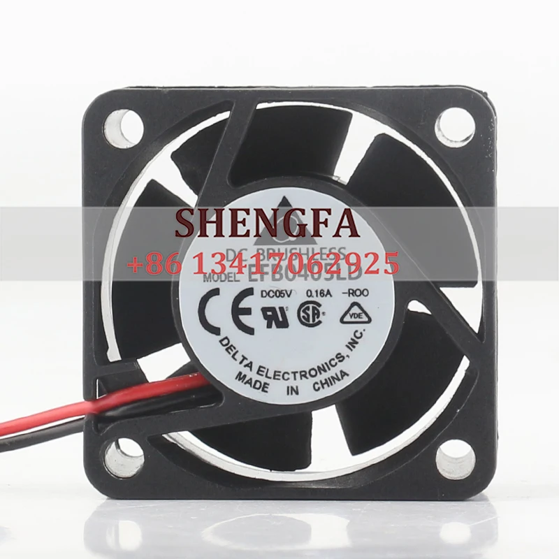 

EFB0405LD-ROO Delta 12V 24V 48V DC 5V 0.16A AC EC 4020 40X40X20MM 4CM Ball Bearing Frequency Converter Power Supply Cooling Fan