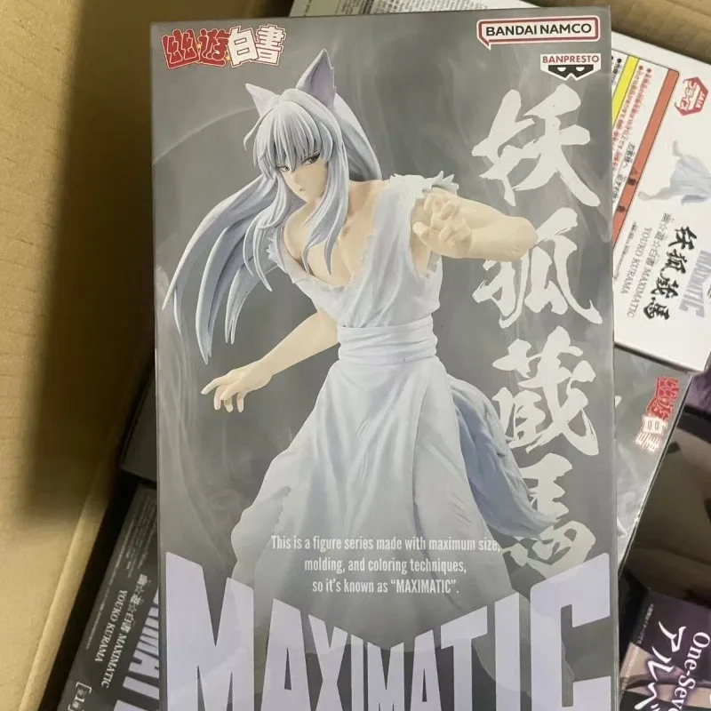 In Voorraad Bandai Banpresto Yuyu Hakusho Maximatic Youko Kurama Staande Figuur Model Ongeveer 23Cm Ornament Geschenken WY