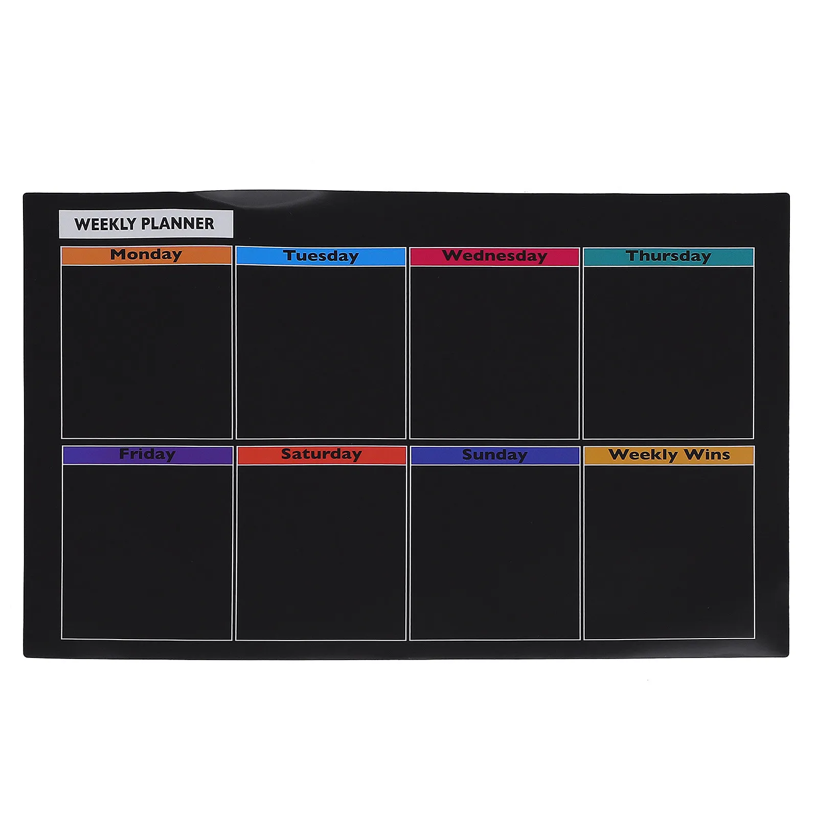 

Magnetic Weekly Planner Board Erasable Fridge Message Board for Notes Reminders Shopping List Schedule Organizer Whiteboard