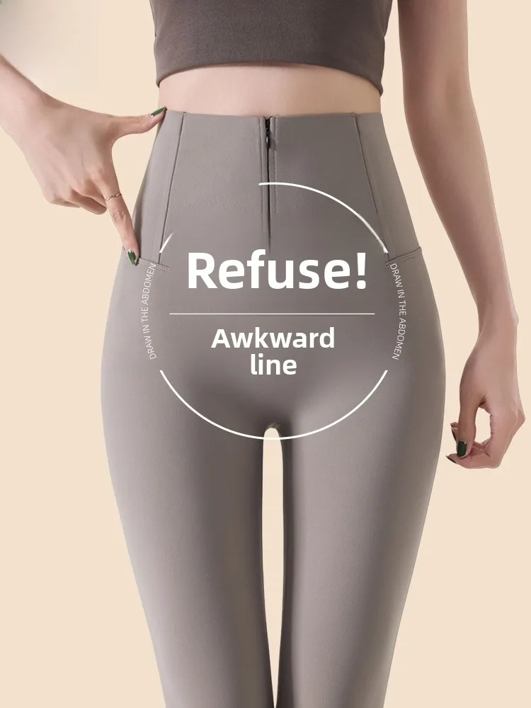 

Удобные длинные брюки с высокой талией Fitn Spor, теплые брюки с подтяжкой ягодиц на подкладке осень-зима-женское нижнее белье