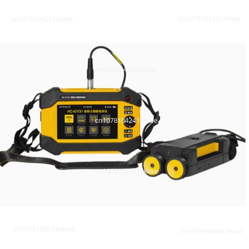 Thickness Tester Rebar Diameter Detector HC-GY31 Concrete Rebar Scanner Rebar Protective Layer English Version