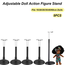 5PCS Adjustable Doll Stands Display Holder Display for 1/6 Doll Toy Figure Models Action Accessories Organizer Display Bracket