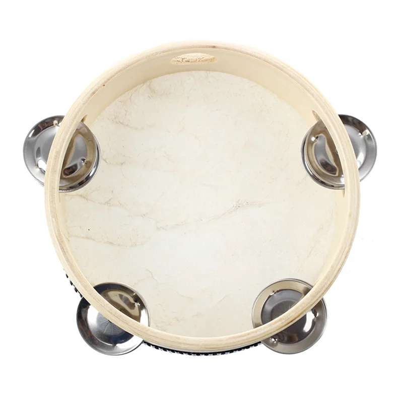 

AD45 20Pcs 6 Inch Musical Tambourine Tamborine Drum Round Percussion Gift For KTV Party