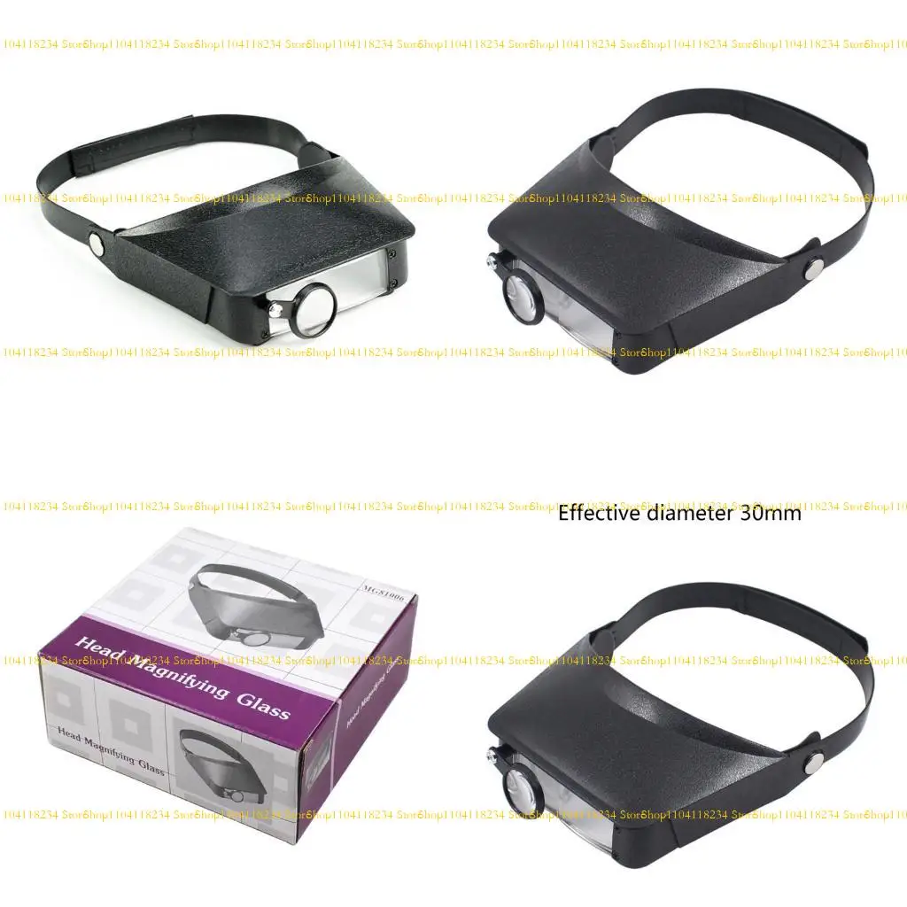 

P9FB Headband Magnifier Head-mounted Glass Handsfree Glasses