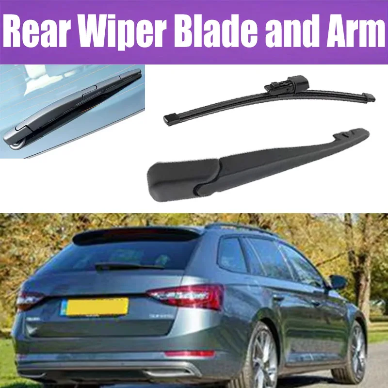 Wiper 16" Rear Wiper Blade For Skoda Superb B8 Estate 2015 - 2023 Windshield Windscreen Tailgate Window Car Rain Brush