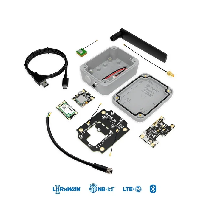 Afbeelding 5: LinkONE LTE-M NB-LoT LoRaWAN-apparaat gebaseerd op NRF52840 SX1262 en BG77 Arduino IDE compatibel RAK10715