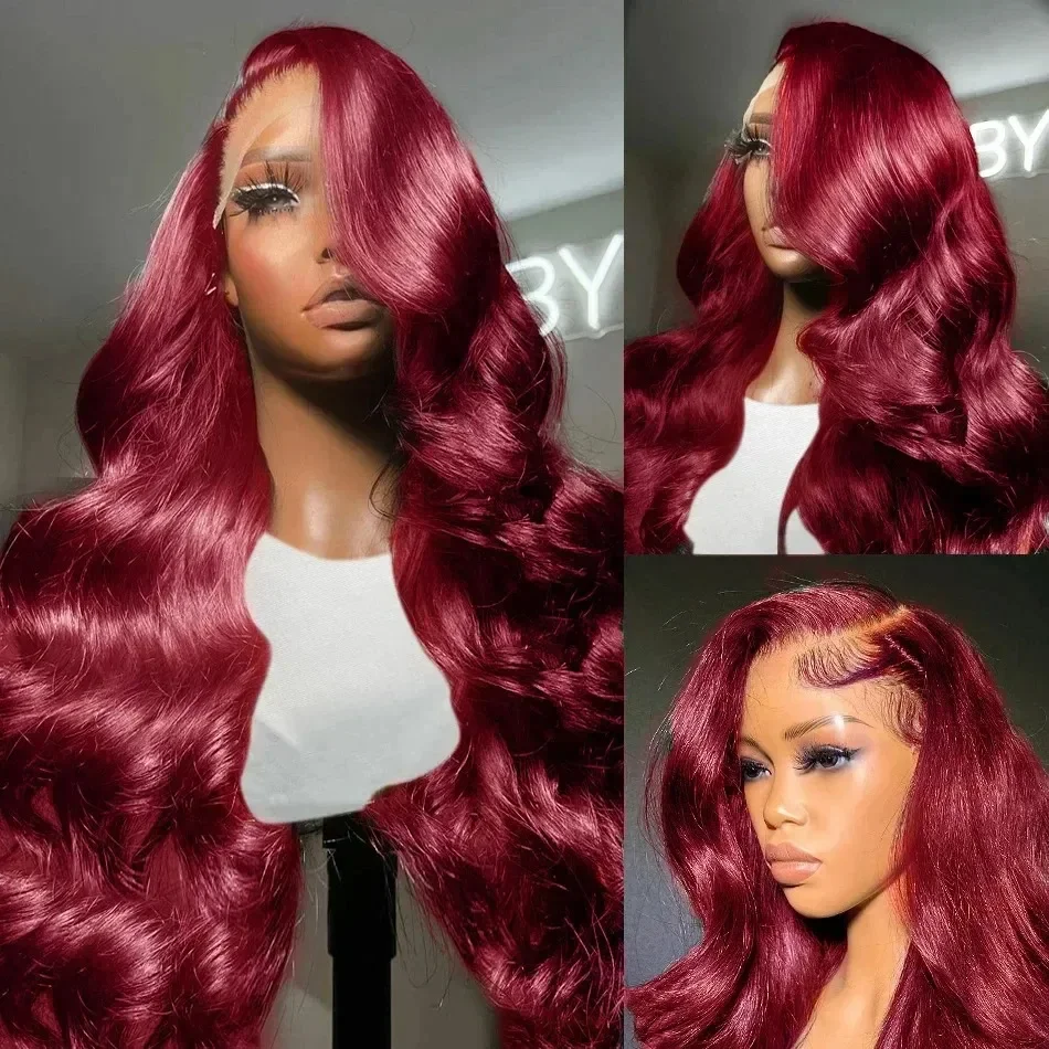100% Human Hair HD 13x4 Body Wave Lace Frontal Wig 34 36 Inch 13x4 Lace Front Wigs Brazilian Pre Plucked Human Hair Lace Wigs