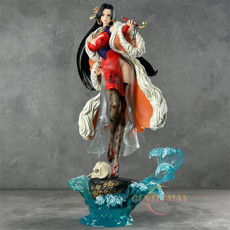 Anime One Piece National Tide Boa Hancock Cosplay Chinese Style 36cm PVC Action Figure Adult Collection Model Doll Toy Box Gifts