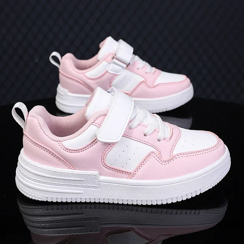 Chaussures de course décontractées pour enfants, baskets blanches pour enfants, chaussures de sport pour filles, chaussures respirantes pour