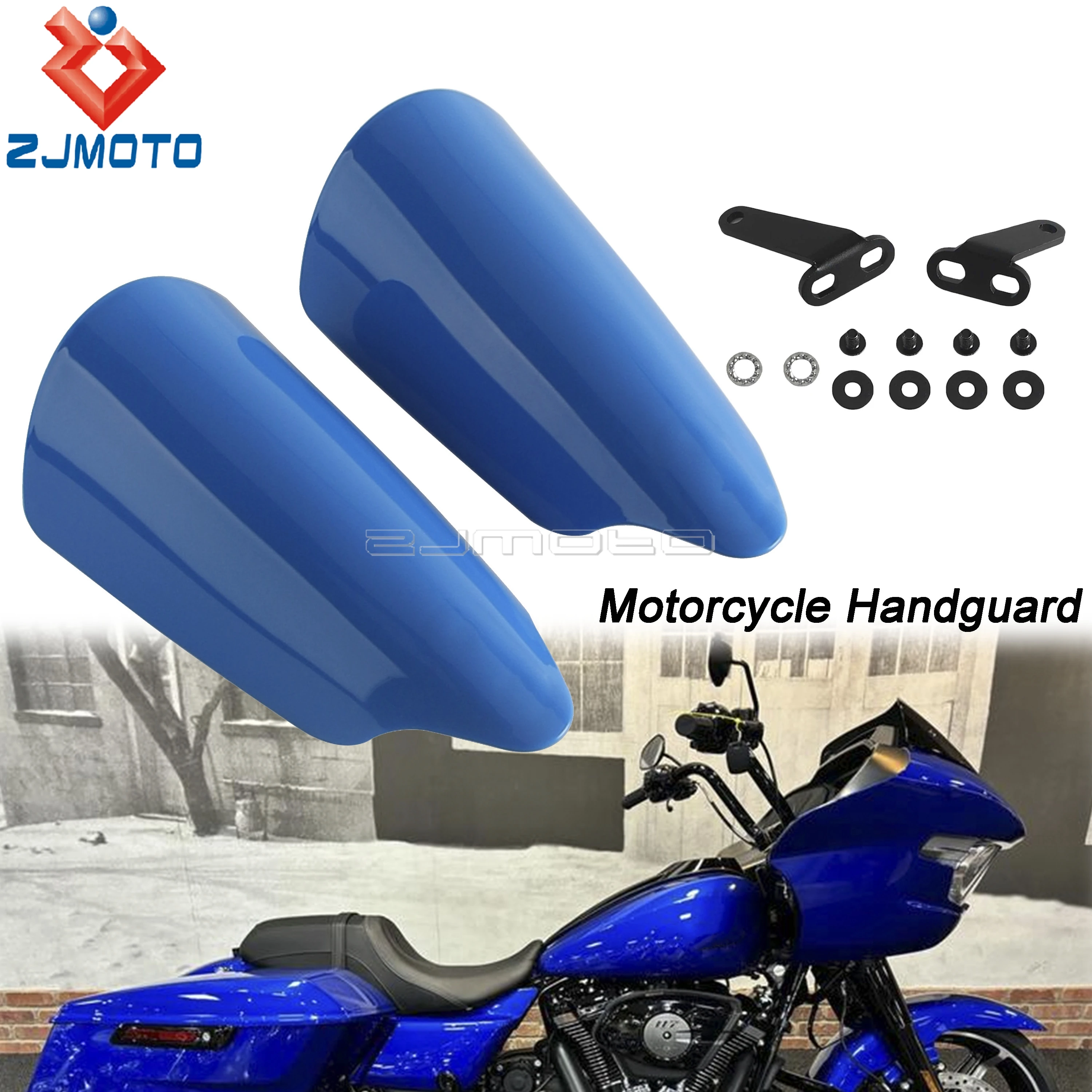 Motorcycle Handguards Handle Wind Deflector Shield Protectoion Guards For Harley Touring Road Glide ST CVO FLTRXSTSE FLTRX 24-26