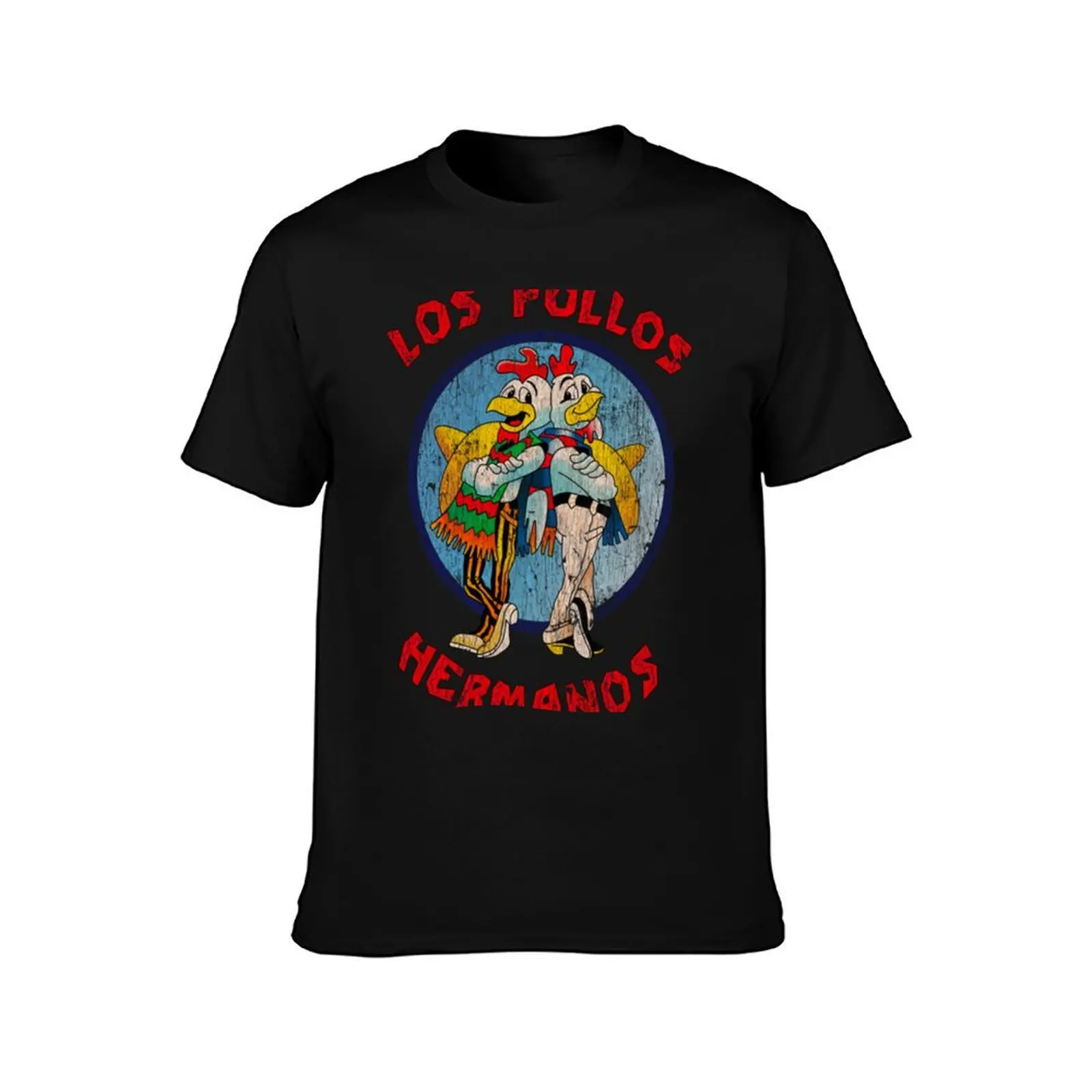 Los Pollos T-Shirt Casual Fashion Short Sleeve Cotton T-Shirt
