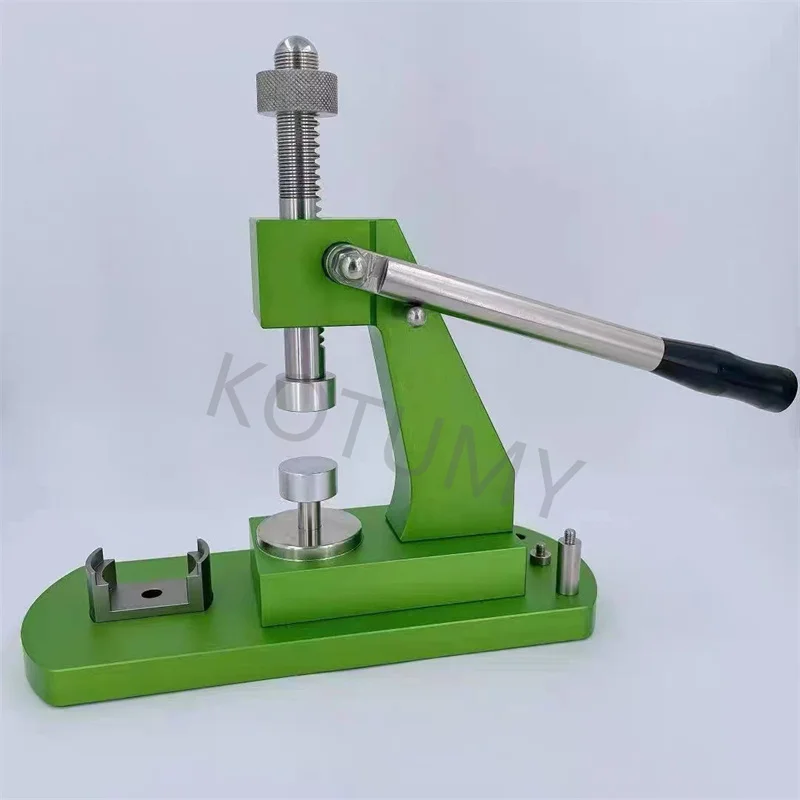 High Accuracy Watch Back Cover Presser Desktop Watch Crystal Press Tool with Adjustable Depth for Watch Repair Application