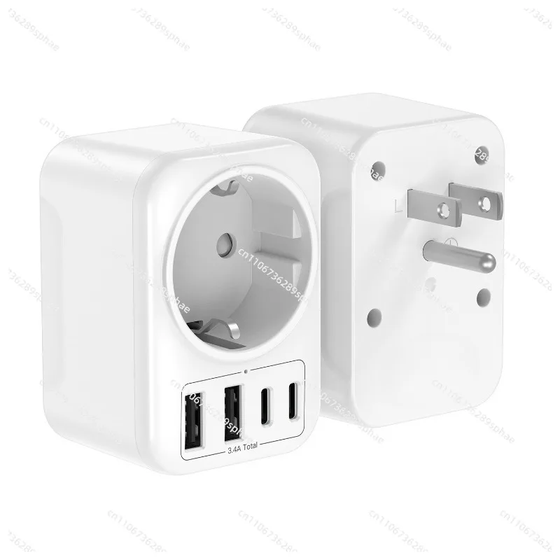 Conversion plug Fast charging Small plug Portable direct plug conversion socket