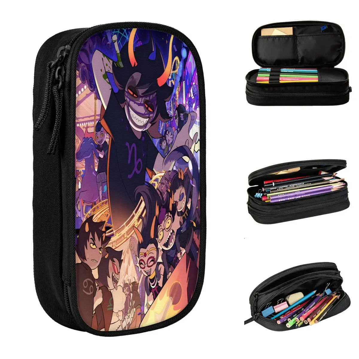 

Creative Homestuck Pencil Case Pencilcases Pen Box for Student Big Capacity Bag Students School Zipper Stationery