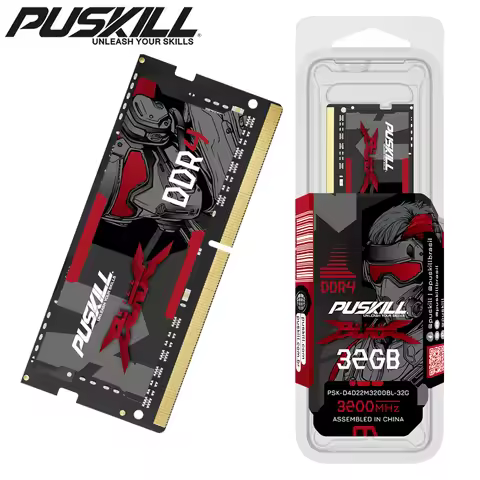 PUSKILL Memoria Ram DDR4 Notebook 32GB 8GB 16GB 3200MHz 2666MHz 2400MHz Sodimm High Performance Laptop Memory