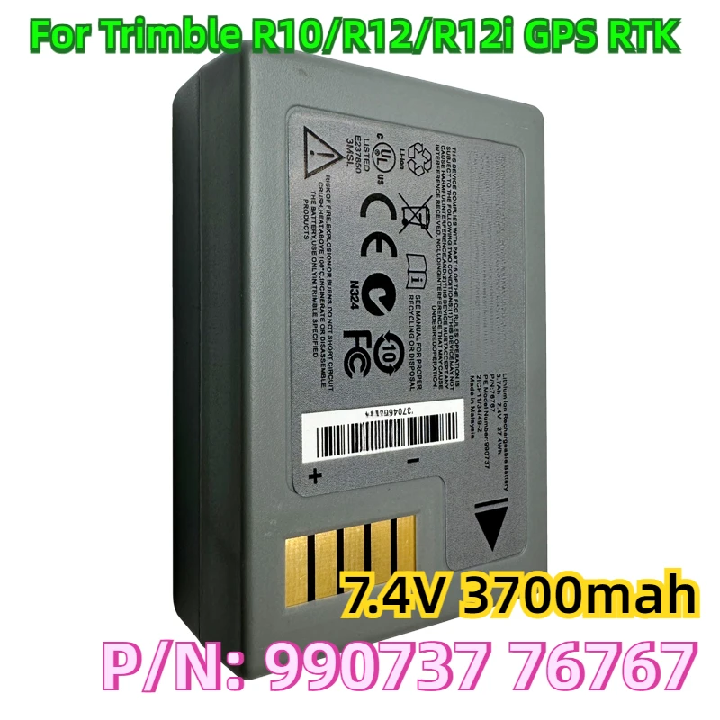 

For Trimble R10/R12/R12i GPS RTK Receiver Battery 990737 76767 Li-ion 7.4V 3700mah P/N: 990737 76767 R10 Battery