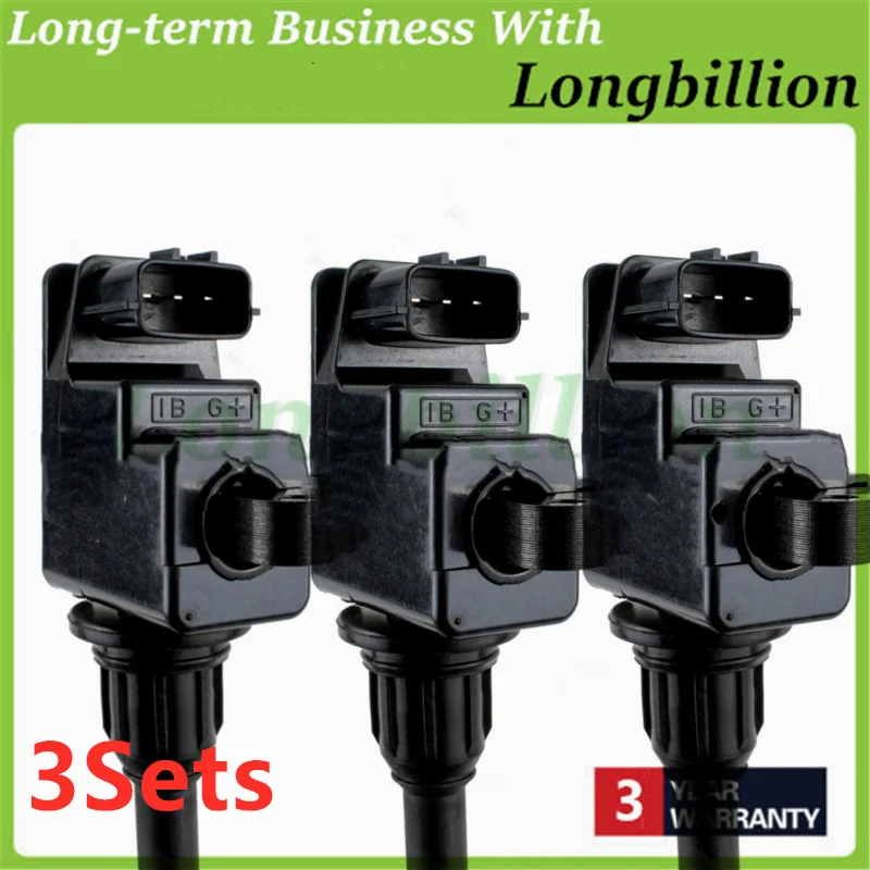 3Sets High Quality Ignition Rear Coil for INFINITI I30 NISSAN MAXIMA QX II A33 III A32 22448-31U01 22448-31U11