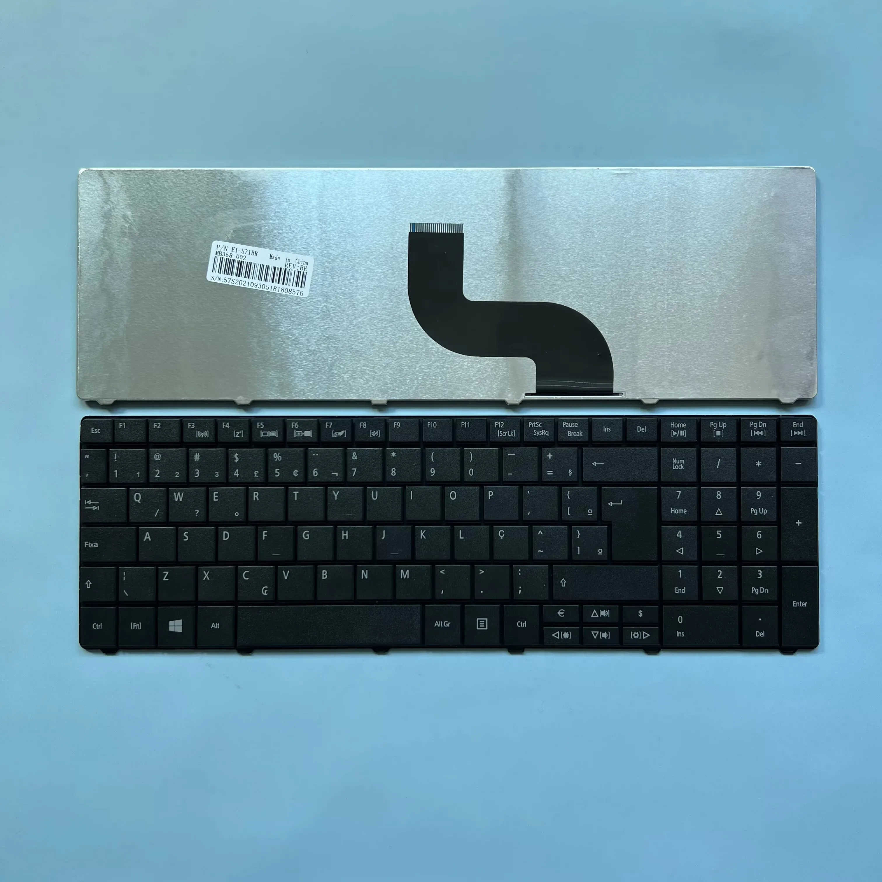 

XIN Brazilian Keyboard For Acer Aspire E1-571 E1-571G E1 E1-521 E1-531 E1-531G TM8571 Brazil Notebook Keyboard