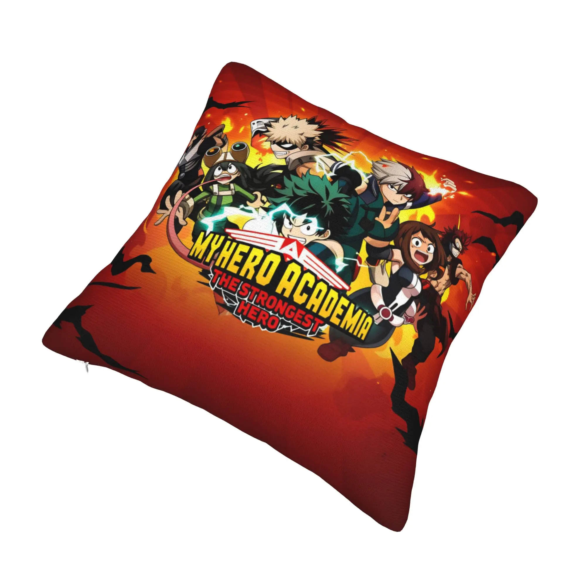 My Hero Academias Anime Japan Manga Cushion Covers  Velvet Cute Pillows for Sofa Home Decor