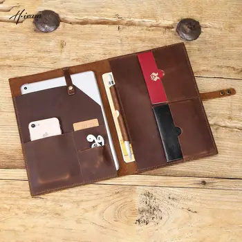 Crazy Horse lederen tas voor iPad Air 5/4/3/2 10.9 Pro11 iPad 7e 8e 9e generatie voor iPad 9.7 5/6e Mini 3 4 5 6 tablet