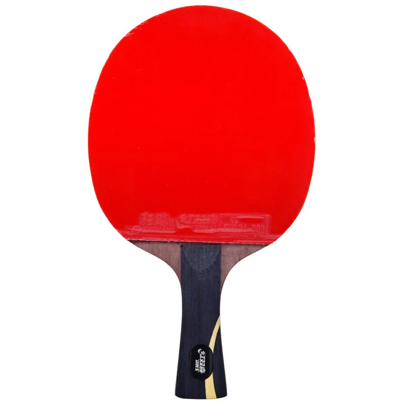 Genuine DHS table tennis racket Wang Liqin crazy wang series professional table tennis racket Champion Co-branding Gift Box