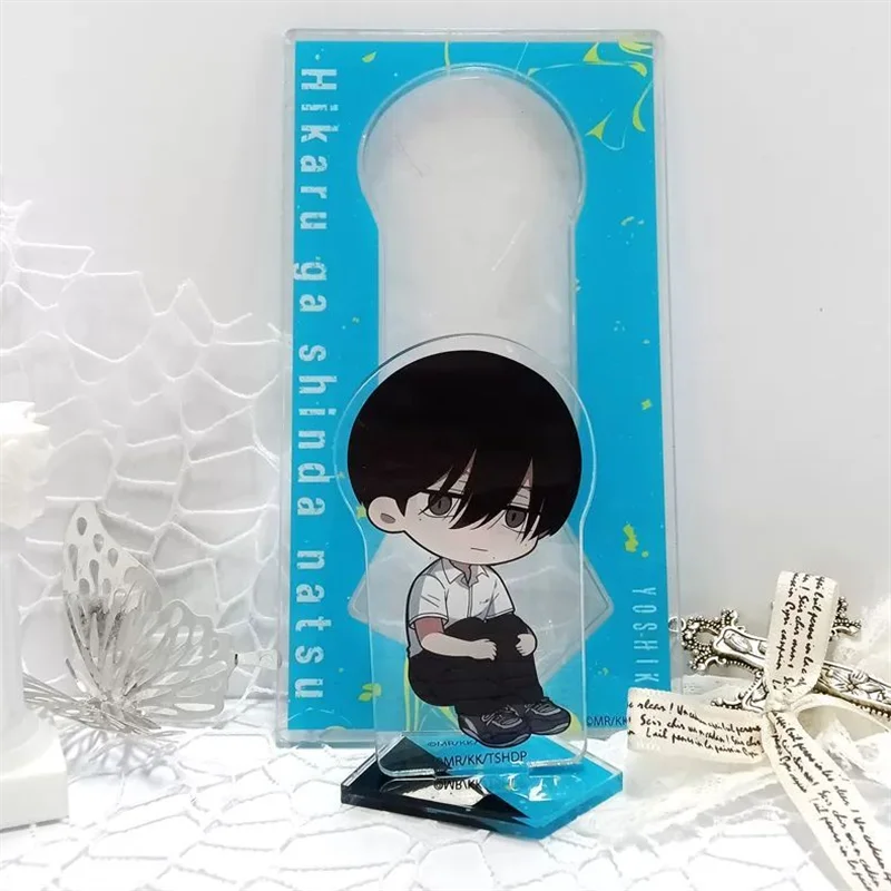 El verano Hikaru Died Hikaru Indo Tsujinaka Yoshiki Cosplay soporte modelo placa acrílico adorno de escritorio accesorios Decoración