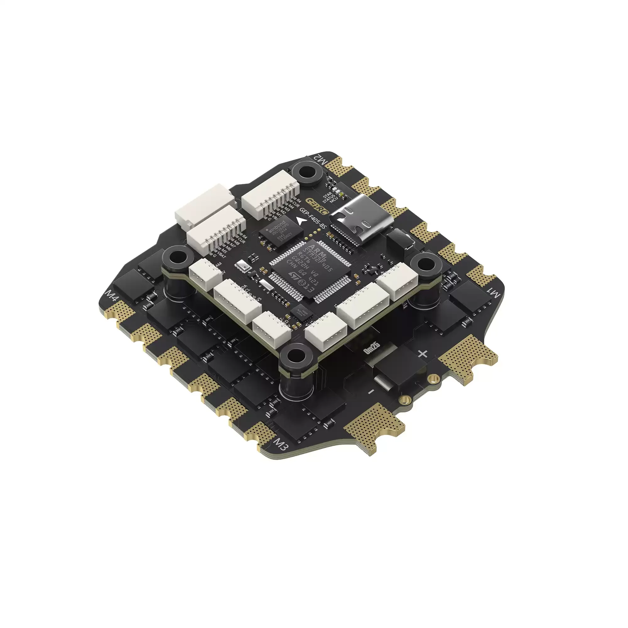 GEPRC TAKER F405 BLS 100A 8S STACK 4IN1 ESC Black Box Data Analyze Record Flight Barometer Integrated LC Filter Racing FPV Drone