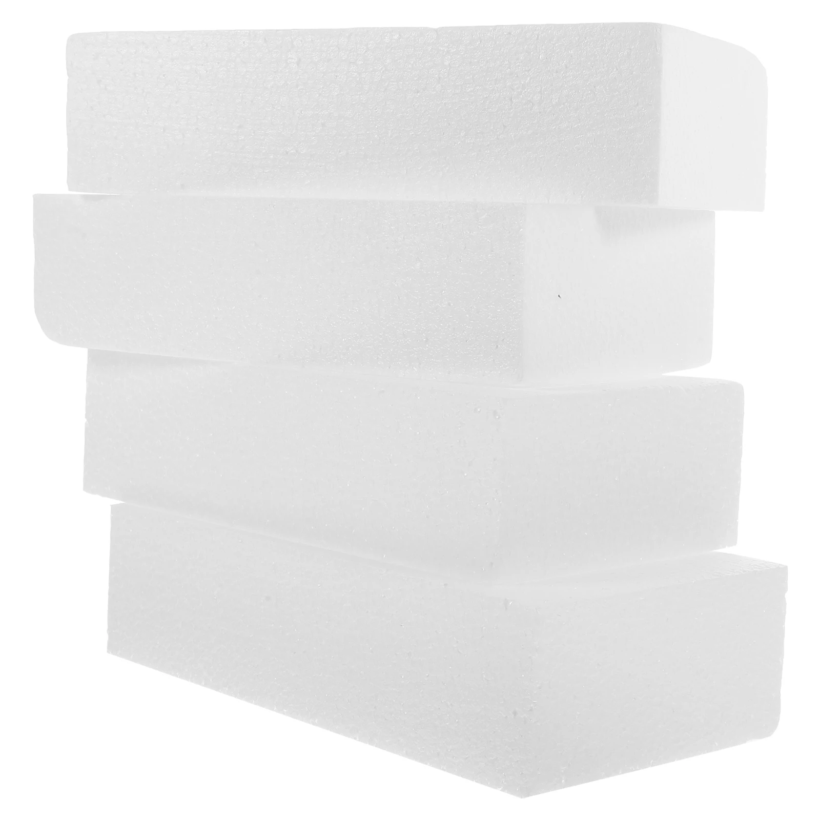 Blocs carrés en mousse de polystyrène, 4 pièces, fleurs séchées, artisanat, Cubes en mousse blanche Extra Large pour