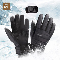 Youpin PELLIOT Winter Warm Cycling Gloves Windproof Waterproof Thick Wear-resistant Non-slip Touchscreen Riding Gloves