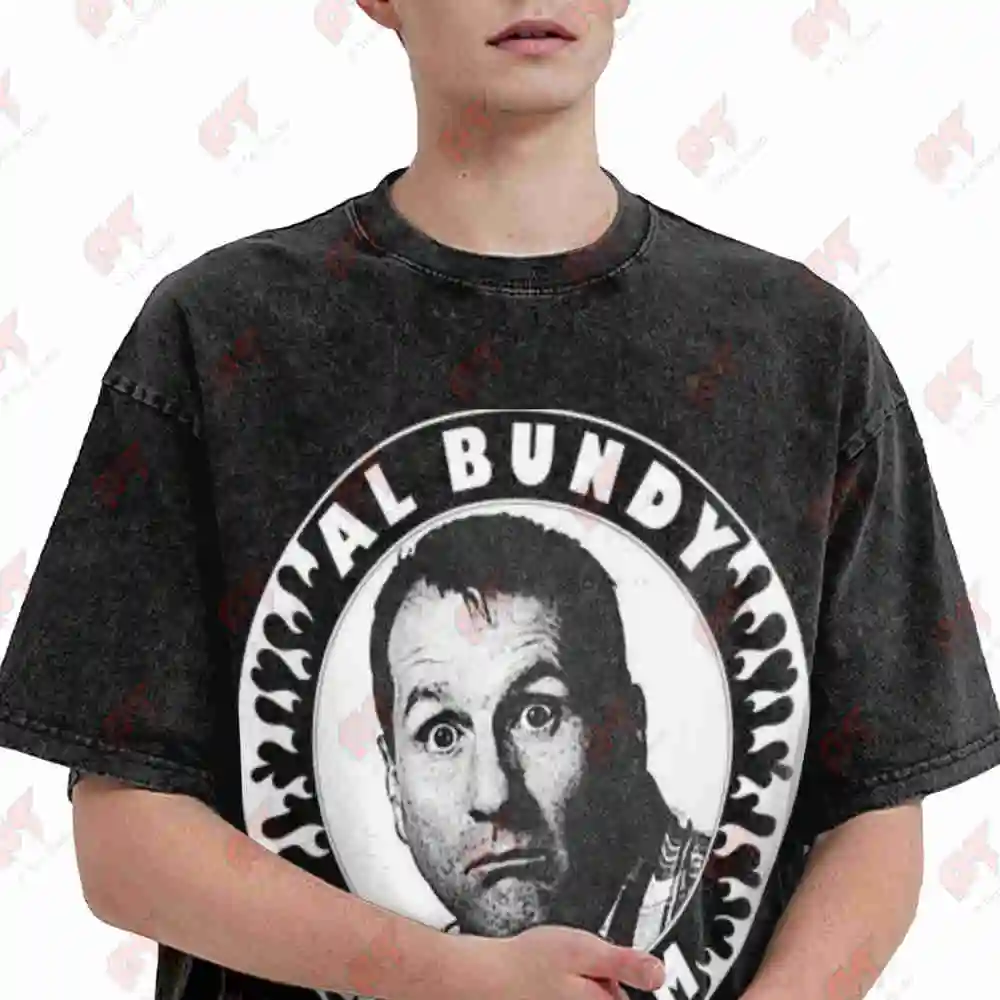 Al Bundy No Ma'am Quick Dry Vintage Washed Tee Pure Cotton T-Shirt