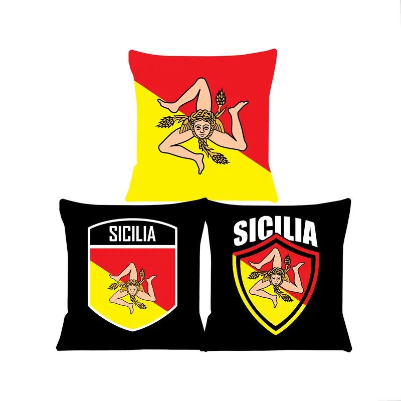 Sicilia Cushion Cover for Sofa Pillow Case Cover Seat Car Throw Pillowcase 45X45cm For Home Decorative SJ-796