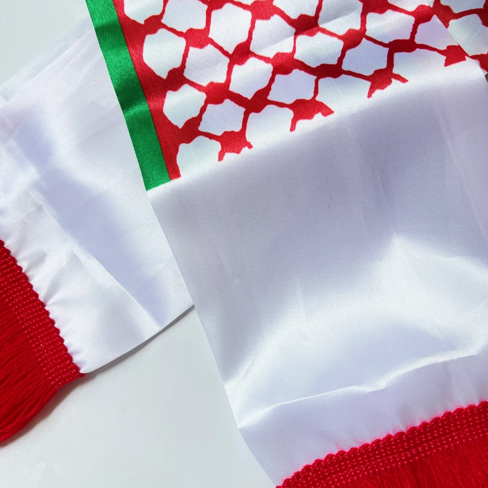 Customize Jordan scarf 14*130cm Jordan flag Custom Scarf football team Scarf Printing Satin Jordan banner view 4