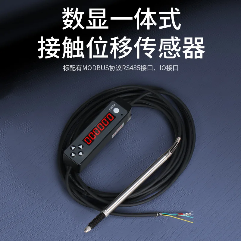 Pen displacement sensor high precision 0-10 micrometer height thickness measuring instrument