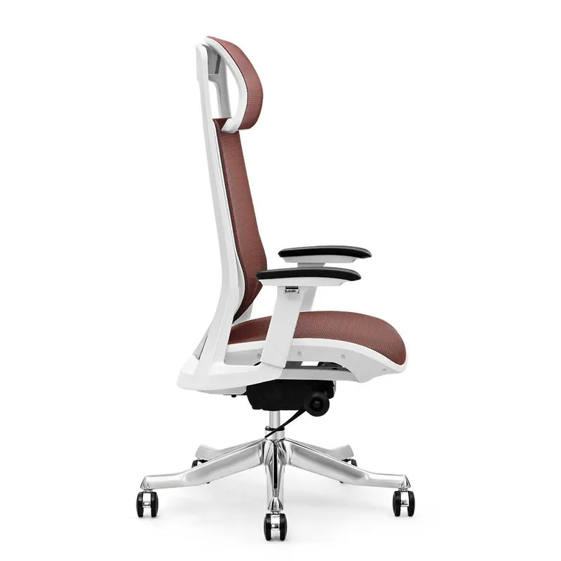 Backrest office leather chair study computer household lift swivel chair practical