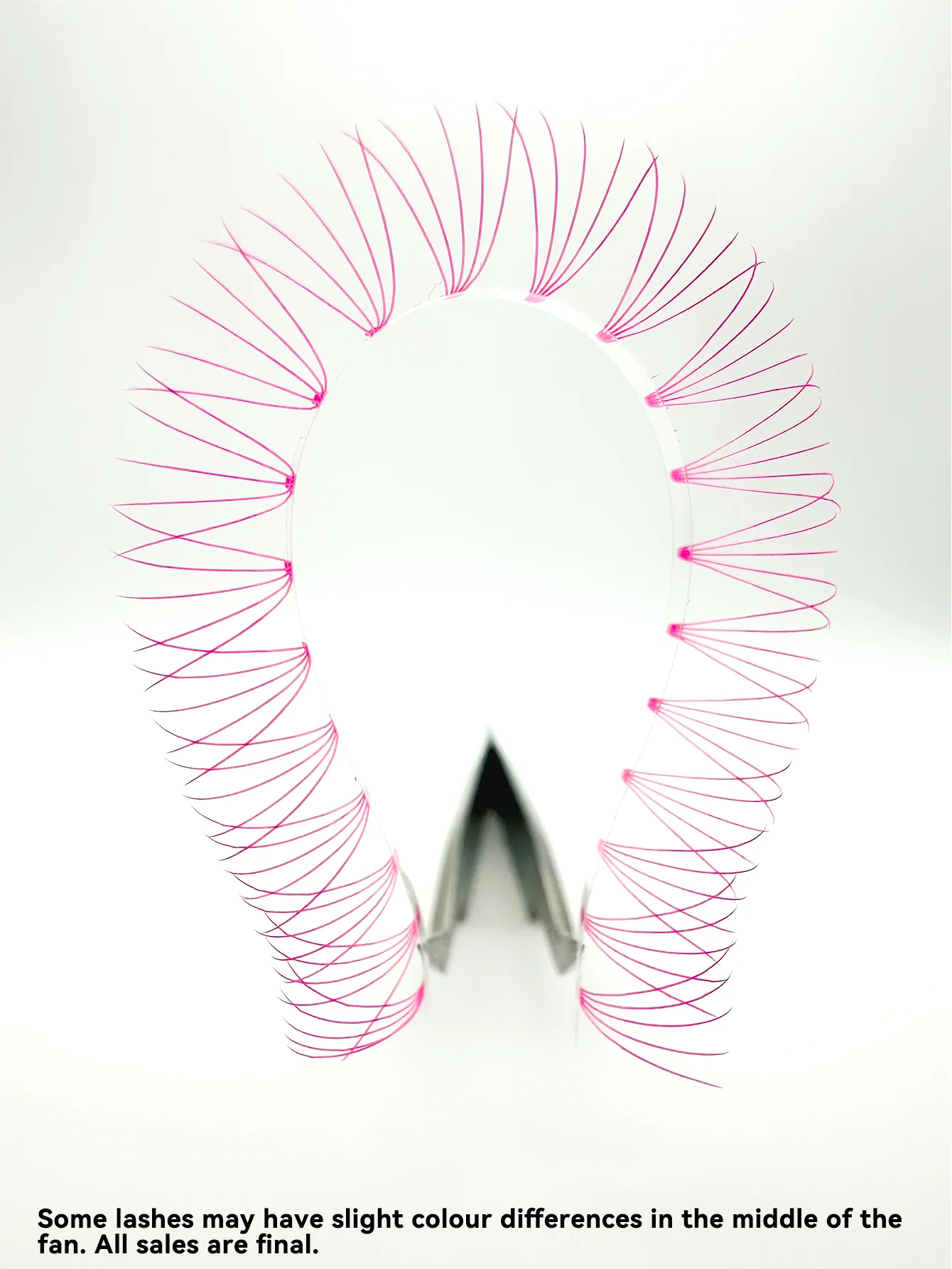 Colored Premade Volume Lash Fans, 5D PINK PURPLE BLUE BROWN premium Korean PBT lash, Short Stem, C/D Curl, 8-15mm, 5D, 352Pcs