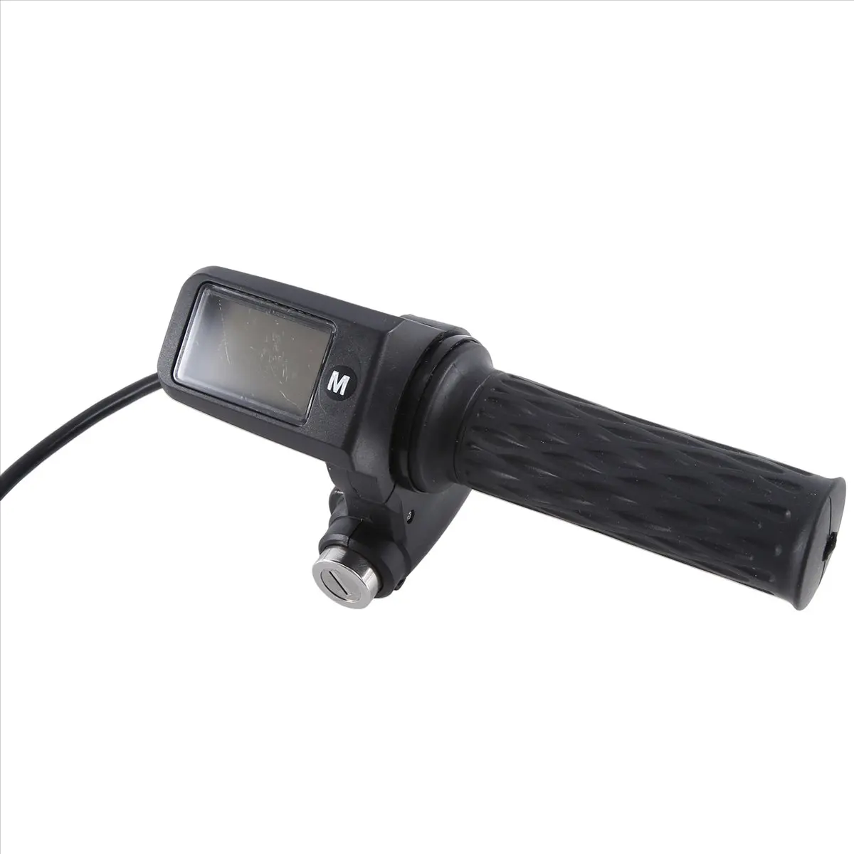 

Электрический велосипедный дисплей AB31 с поворотной ручкой газа, LCD-экраном, отображением скорости, пробега и заряда батареи, с ключом-замком