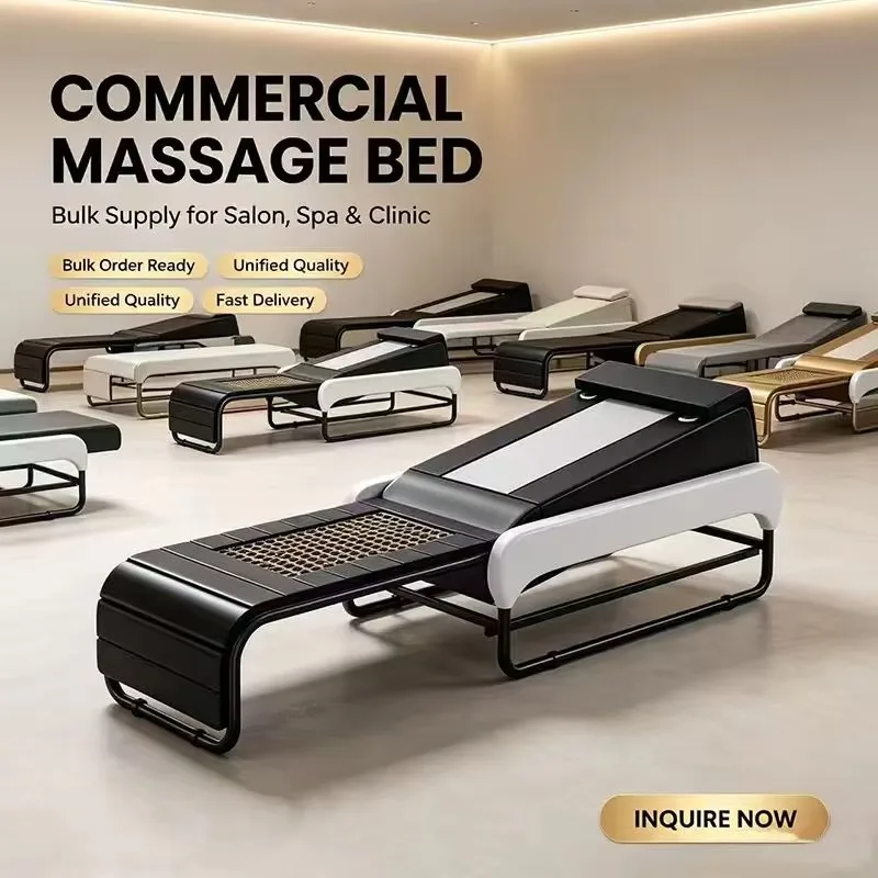Intelligent 3D Lift up Core Motor Lifting Stretching Massage Bed with Warm Jade Therapy and Extendable Jade Bed