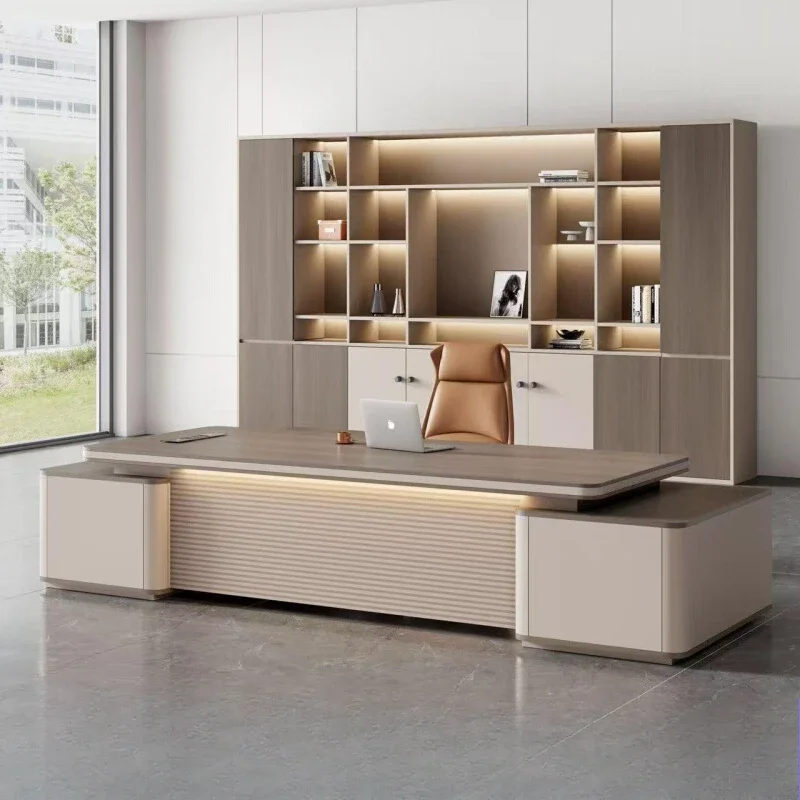 

Modern L Shaped Office Desk Standing Organizer Big Executive Luxury Office Desk Drawers Cheap Asthetic Escritorio Furniture