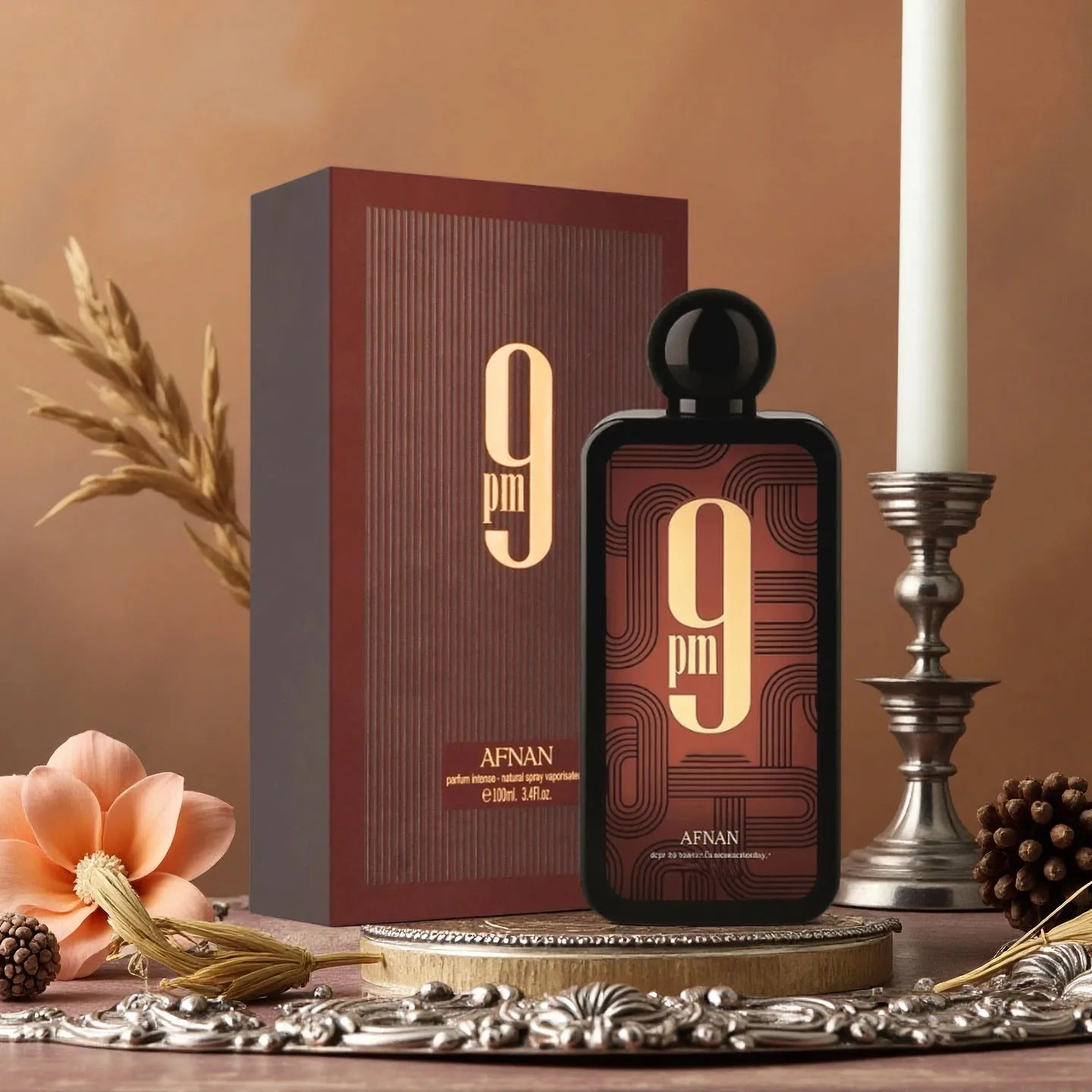 

AFNAN9pm elixir perfume spray for men and women, 3.4 oz. perfume essence Cologne wood flower, lasting fragrance to enhance perso