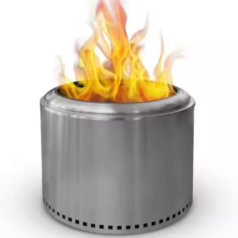 Modern 15-inch Portable Firepit for Outdoor Bonfire Eco-Friendly for Camping and Garden Use