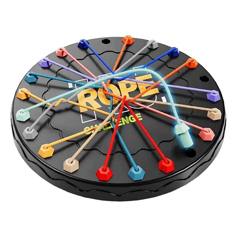 

A19Q-Knots, распутывание веревки, игра-головоломка с витой веревкой, интерактивная головоломка, мелкая моторика для интеллекта