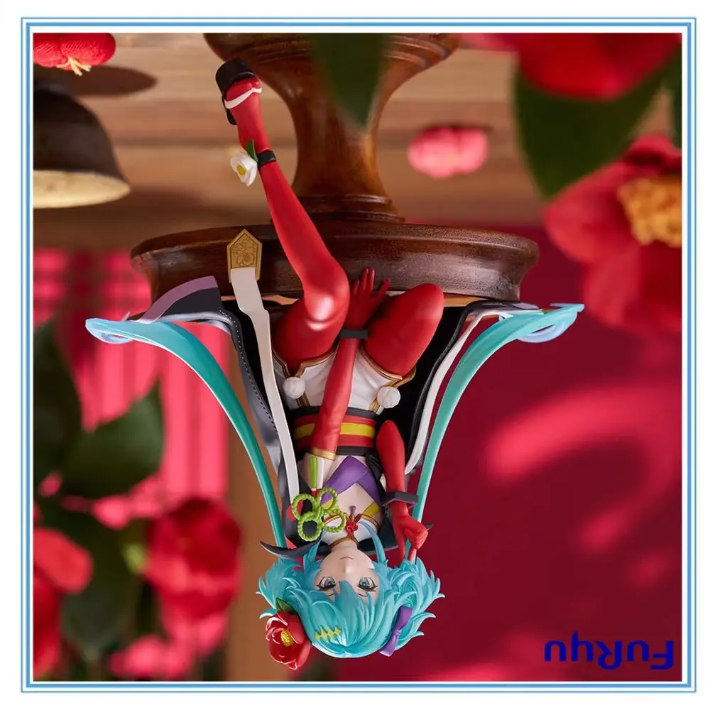 

100% Original FuRyu Flower Fairy, Noodle Stopper Figure Piapro Characters Hatsune Miku Camellia Model Toys Collection Series