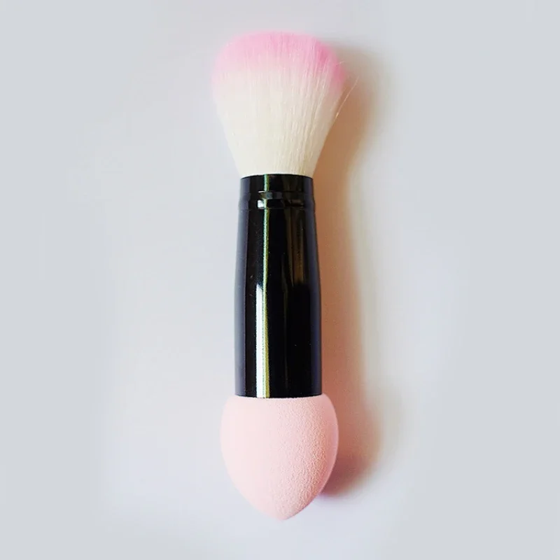 Professional Double Ended Blush Brush Women Makeup Sponge Imagic Cosmetic Powder Puff Pen Make Up Foundation Blusher Brushes