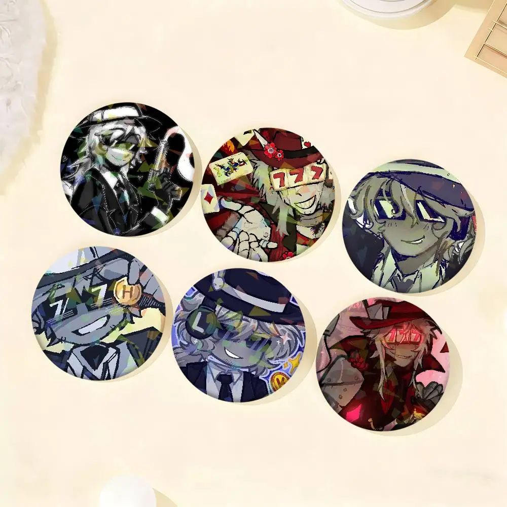 F-ForsakenS Chance Game Badge Set Glass Shine Lapel Backpack Costume Gift Decoration birthday Enamel Pin Bag Brooch