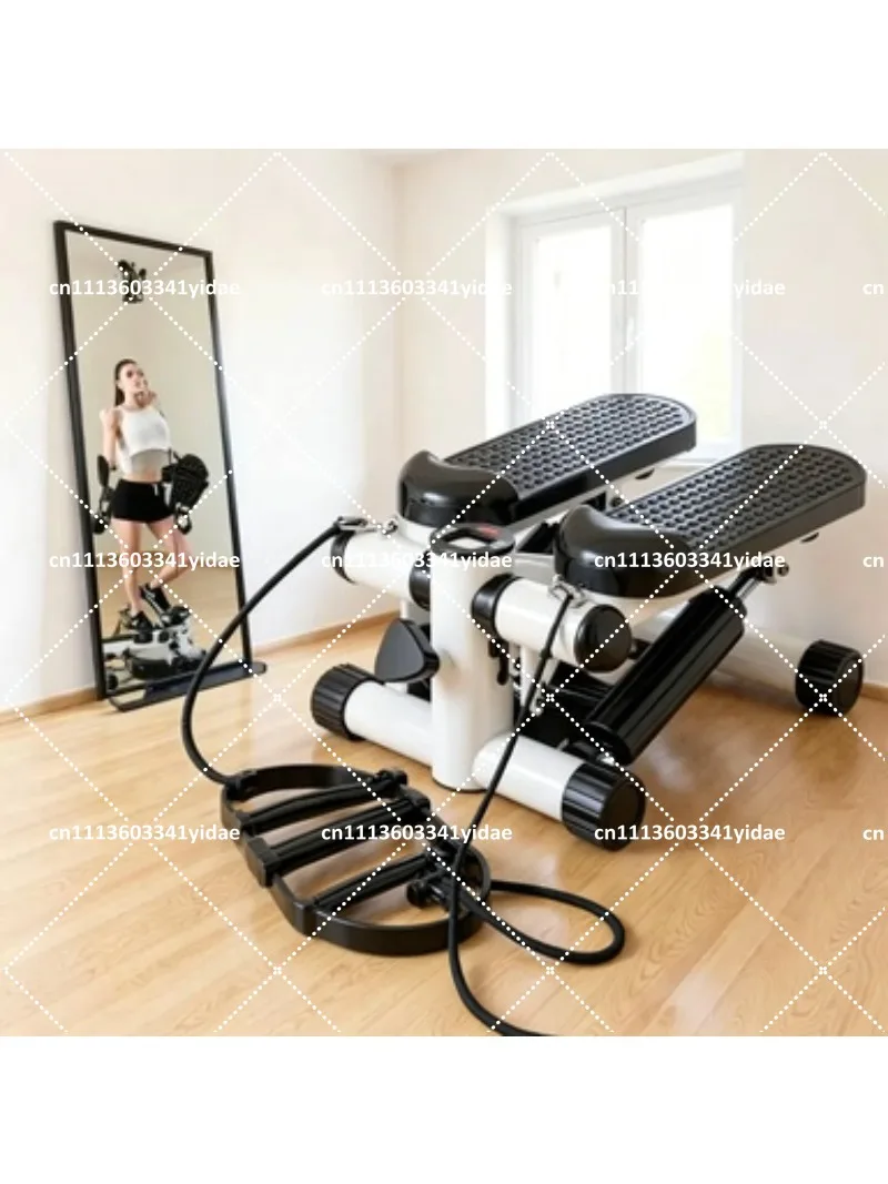 Home Stepper Fitness Machine with Resistance Ropes, Silent Stepping Exercise for Leg Toning and Cardio Workout