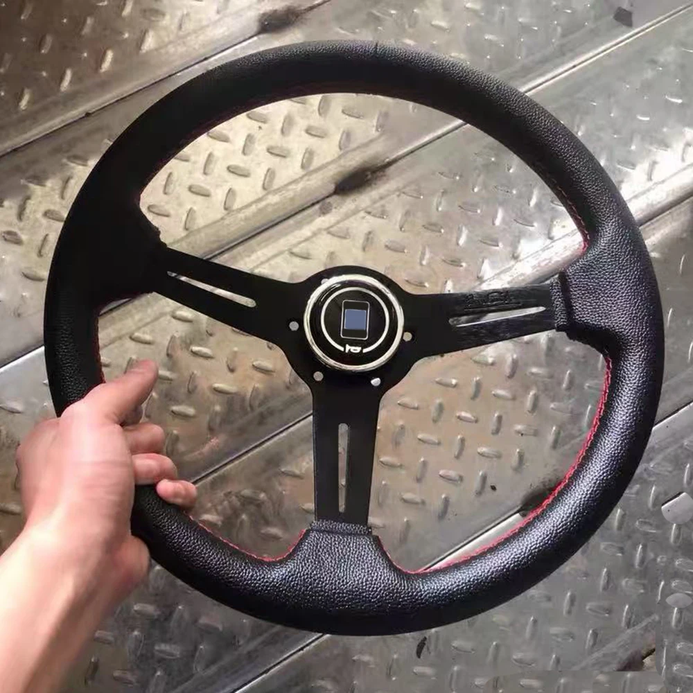 350mm-racing-classic-pvc-leather-nxxdxx-steering-wheel-rally-deep-nnnddd-car-sport-steering-wheel-jdm-drift-sim-steering-wheel