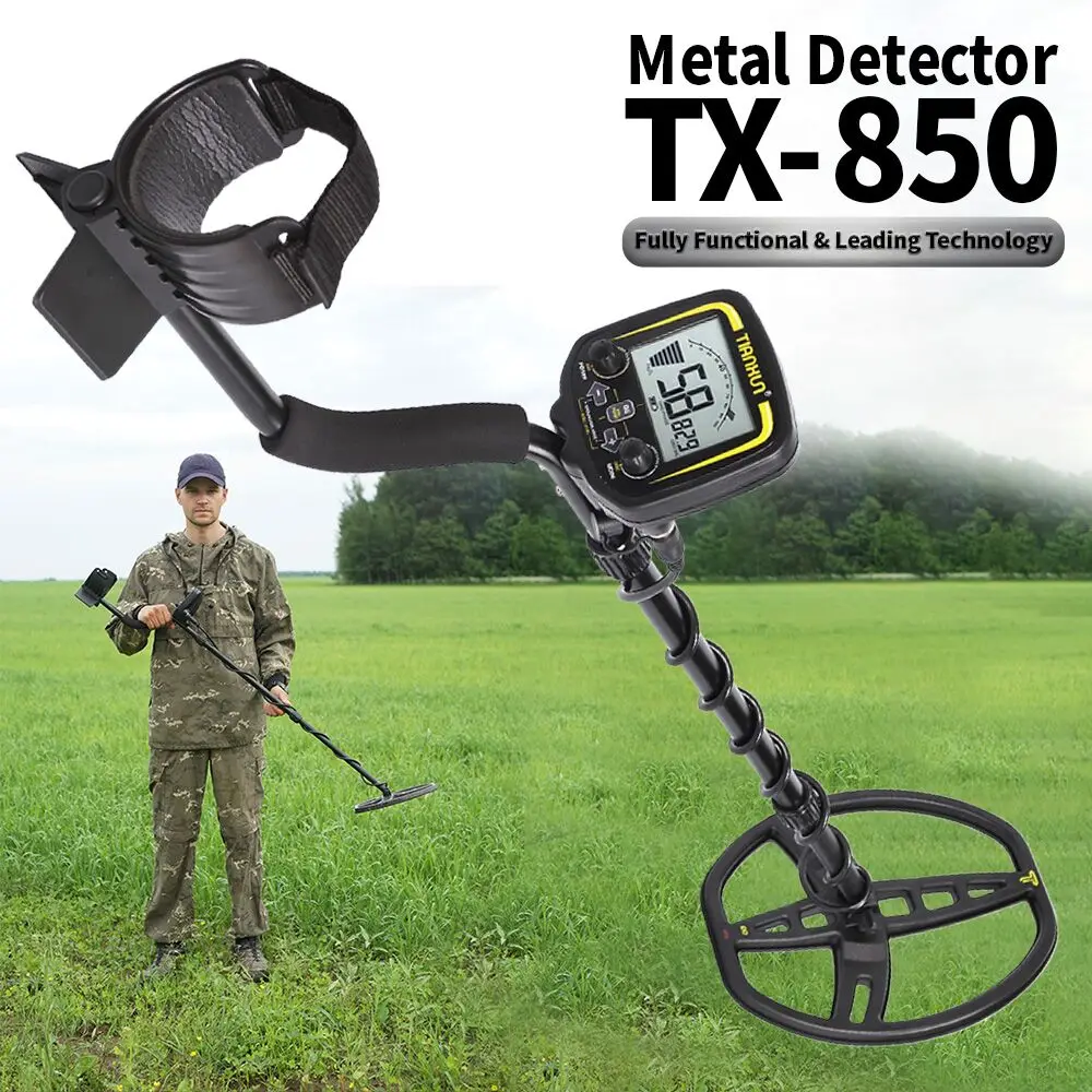 TX-850 Underground Metal Detector Professional Accuracy Scanner Search Finder Gold Detector 2.5m Depth Treasure Hunting Tool