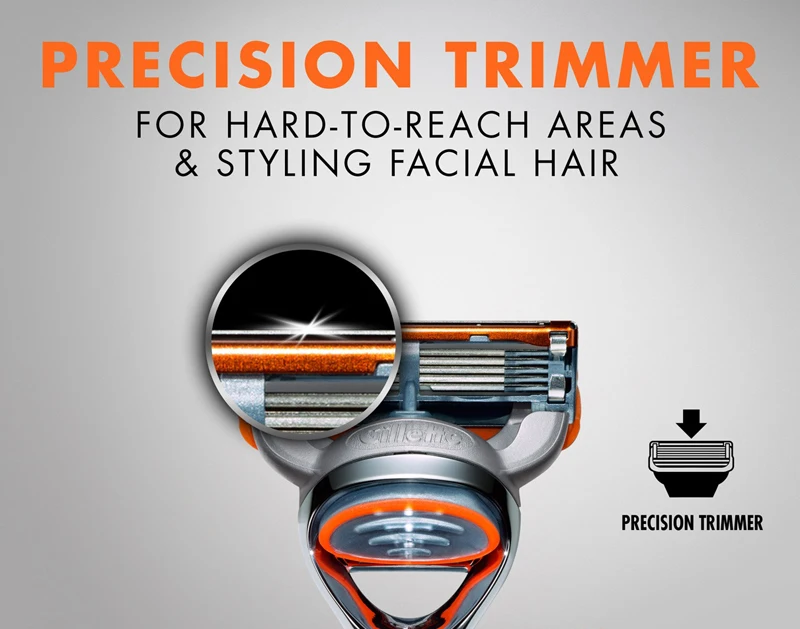 Gillette Fusion 5 Razor 5-Layer Blades Shaving Machine for Men Sharp Blades Men's Shaving Razor