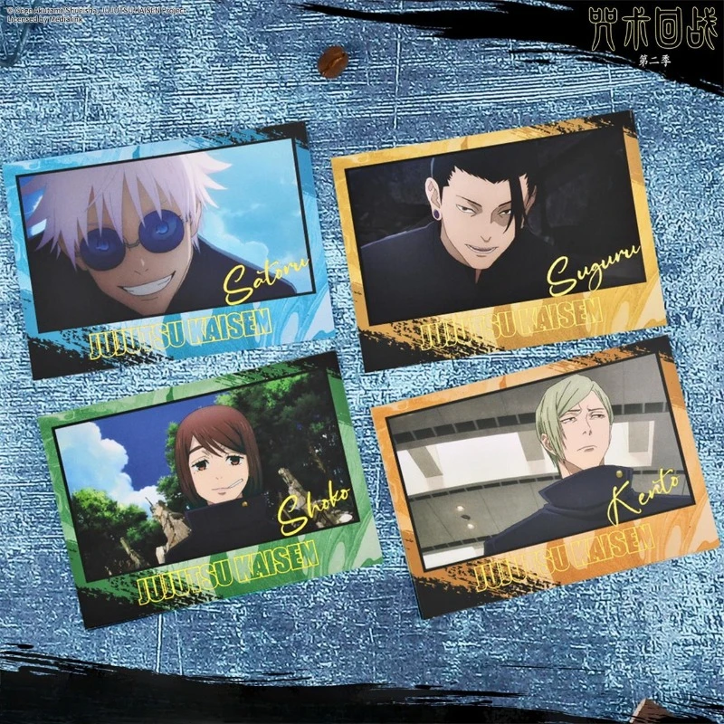 Jujutsu Kaisen Satoru Gojo Getou Suguru Nanami Kento Photo Anime Peripheral Cartoon Color Card Japanese Kawaii Collection Gift