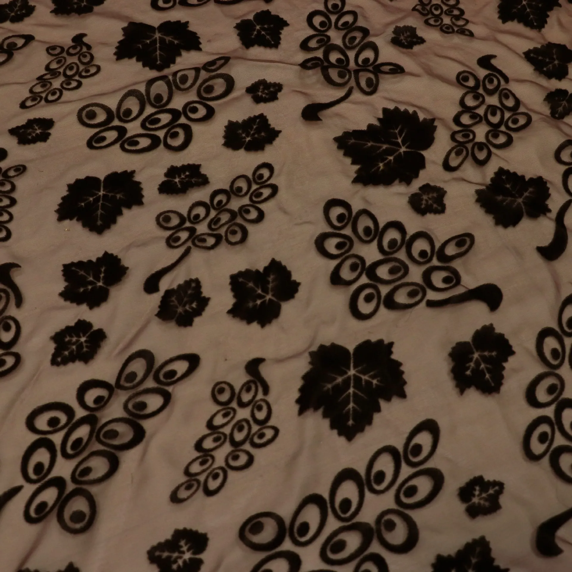 

Woven Velvet Brocade Sticky Velvet One Color Burnt out Burnt Flower Fabric Nightdress Dress Cheongsam Fabric
